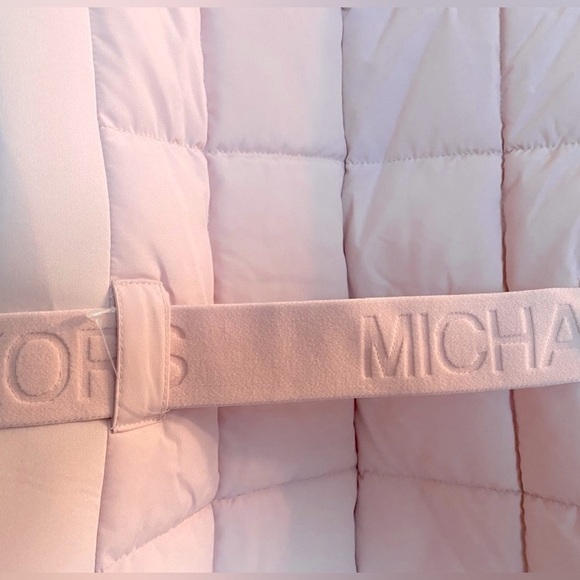 Michael Kors Women’s Belted Puffer Coat- Pink - Picture 9 of 14